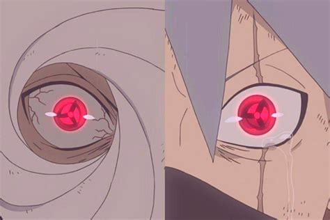 Obito And Kakashi Mangekyou Sharingan