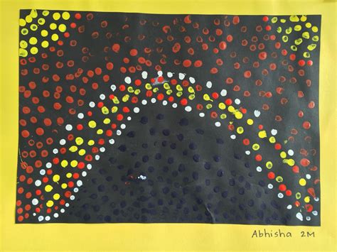 Aboriginal Dot Painting- inspired by Papunya Tula artists- Grade 2 Elementary School Students ...