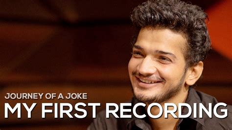 Munawar Faruqui on recording his first stand-up video - YouTube