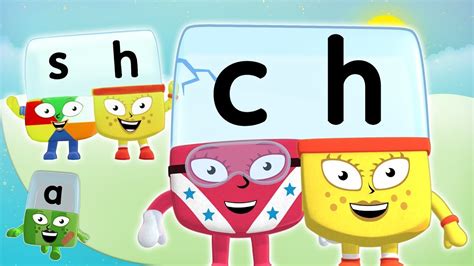 Alphablocks - SH & CH Letter Teams | Learn to Read | Phonics for Kids | Learning Blocks - YouTube