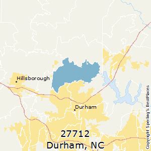 Durham Nc Zip Code Map | Color 2018