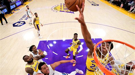 Rui Hachimura highlights steal show for Lakers in first half of Game 6 vs. Grizzlies | Sporting News