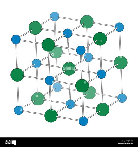 Sodium chloride lattice Cut Out Stock Images & Pictures - Alamy