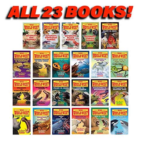 Who Would Win Books, Complete Set | 23 Titles | Book Series for Kids | Bookmarks Included ...