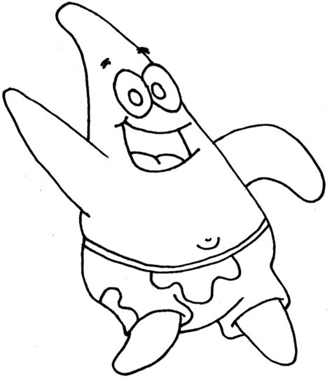 Fresh Patrick Star Clipart Black And White Black Wallpaper | Images and Photos finder