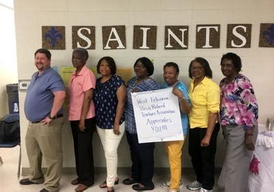 Retired teachers treat educators to lunch at West Feliciana Middle ...