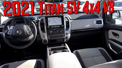 2021 Nissan Titan SV 4x4 V8 w/ SV Convenience Package-Beige Interior ...