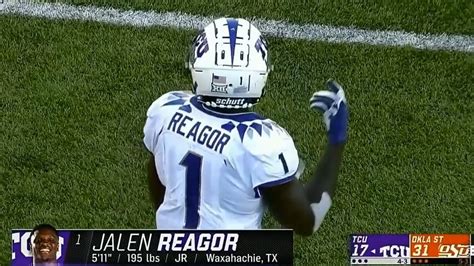 TCU WR Jalen Reagor Highlights - YouTube