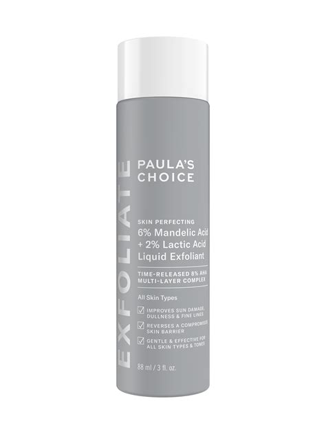 6% Mandelic Acid + 2% Lactic Acid Liquid Exfoliant | Paula's Choice in 2024 | Exfoliating ...