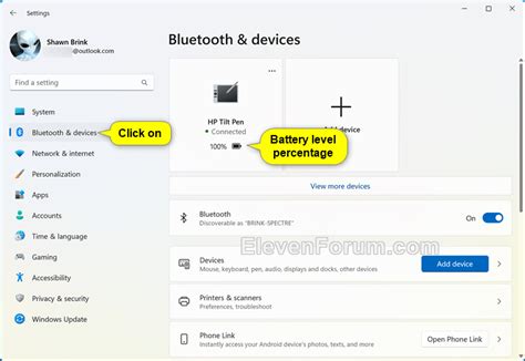 Check Battery Level of Bluetooth Devices in Windows 11 | Windows 11 Forum