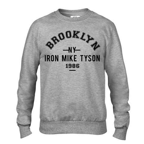 Iron Mike Tyson Brooklyn Grey Crew - IC Clothing