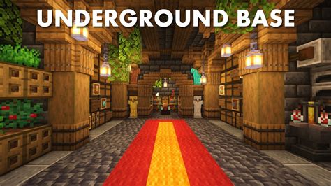 Minecraft | How to build an Underground Base | Tutorial - YouTube