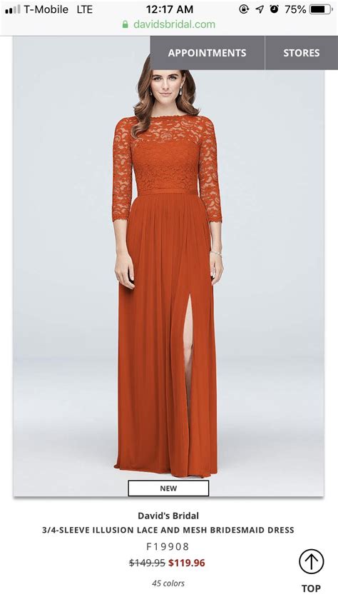 Burnt orange Dress with Sleeves | Dresses Images 2022