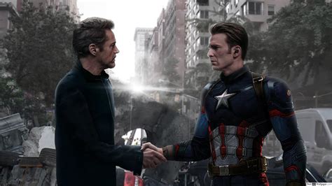 Iron Man And Captain America Endgame - 1920x1080 Wallpaper - teahub.io