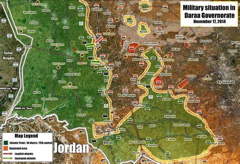 New Map: Military Situation in Daraa Governorate (17-11-14 ...