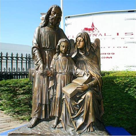 Holy Family Statue, bronze holy family sculpture for outdoor