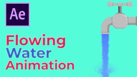 How to Create Flowing Water Animation (No Plugin) | Adobe After Effects ...