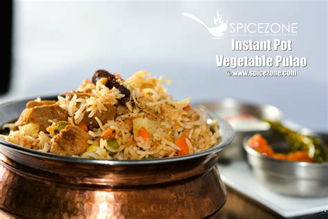 Instant Pot Vegetable Pulao - Spice Zone