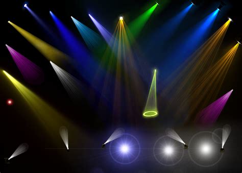 Cool Stage Stage Lighting Effects Psd, Light, Colorful, Lanterns ...