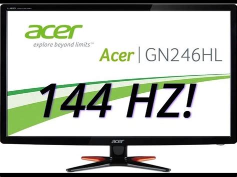 Acer GN246HL 24 1920x1080p 144hz TN 1ms