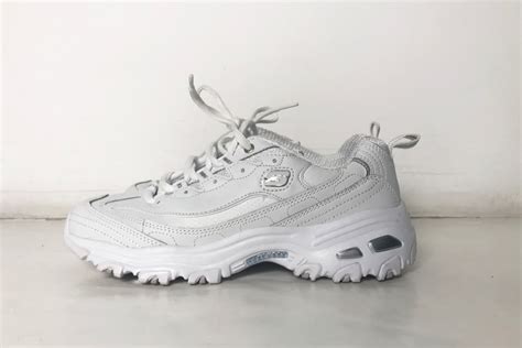 Review of the Skechers D'Lites Sneakers in White | Hypebae