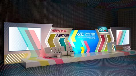 3D Project - Corporate event stage design | Stage design, Corporate ...