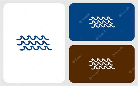 Premium Vector | Ocean wave logo vector art