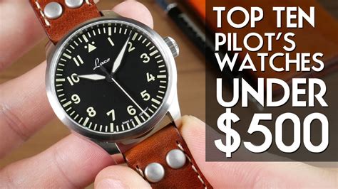 The 10 Best Pilot's Watches under $500 in 2020 - July Watch of the ...