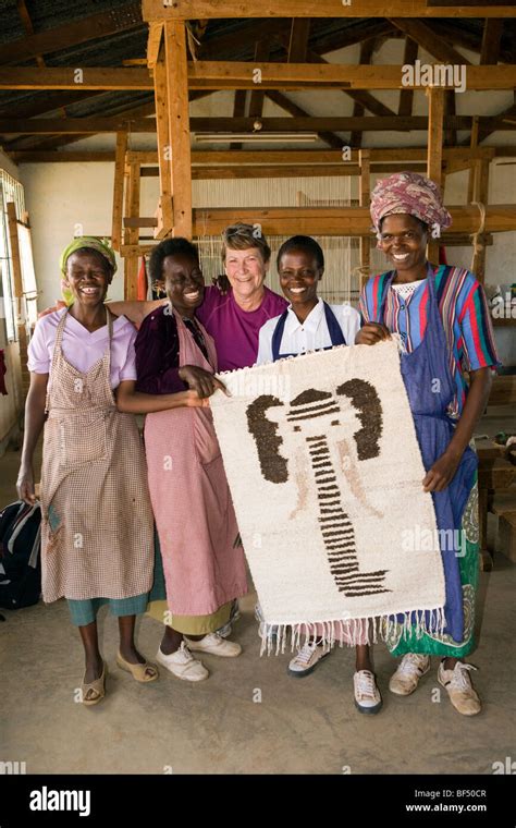 Women at Nanyuki Spinners and Weavers - Nanyuki, Kenya Stock Photo, Royalty Free Image: 26540327 ...