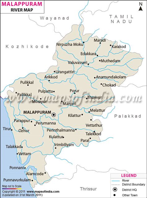 Malappuram River Map