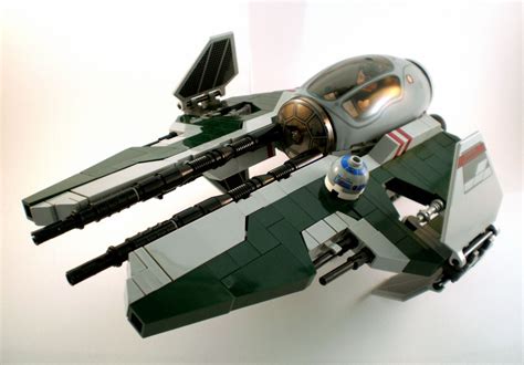 Anakin Skywalker's Jedi Interceptor | Lego star wars, Lego star, Lego ...