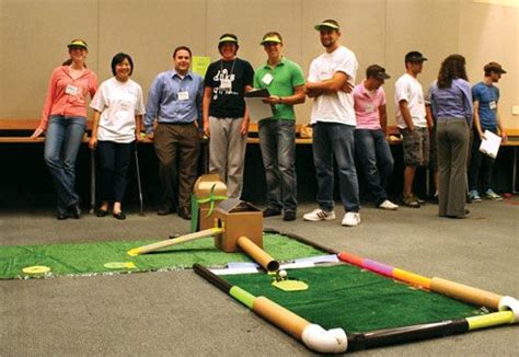 DIY Miniature Golf Course Team Building Program