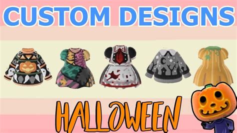 100+ HALLOWEEN THEMED CUSTOM DESIGNS / ANIMAL CROSSING: NEW HORIZONS - YouTube in 2022 ...