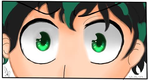 Deku Eyes Practice by CamDreemurr on DeviantArt