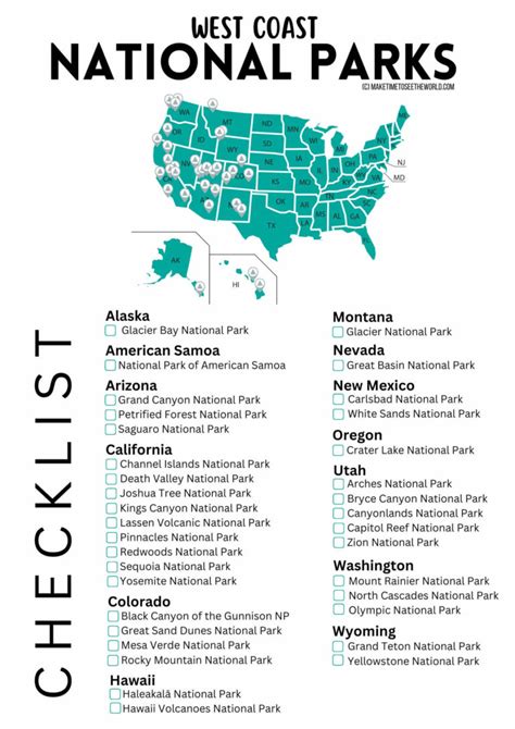 35 STUNNING West Coast National Parks (inc. Map & Tips for Visiting!)