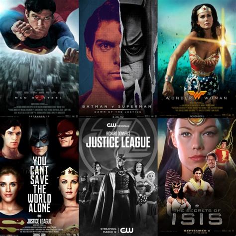 [OC] I remade DC posters with cast from old movies. If you have a ...