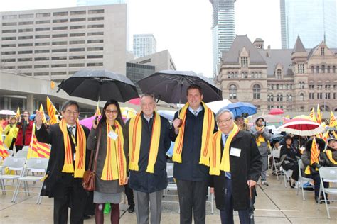 Flag-raising Ceremony at Toronto City Hall