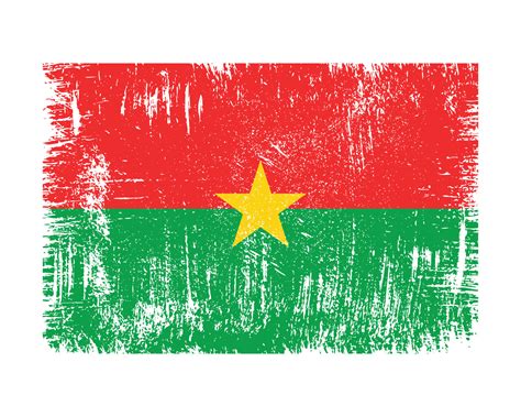 Burkina Faso Flag Vector 10832122 Vector Art at Vecteezy