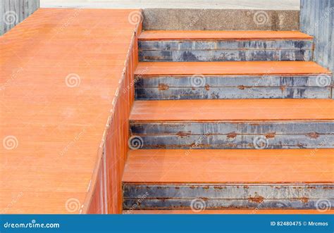 Ramped Access, Wheelchair Ramp Using for Disabled People. Stock Image - Image of outdoors ...