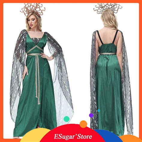 Medusa Basilisk Costume for Women Girls Sexy Gorgon Sedusa Costume ...