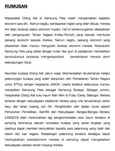 Contoh Jawapan Sejarah 2023 (Laporan Kajian Kes Literatur)