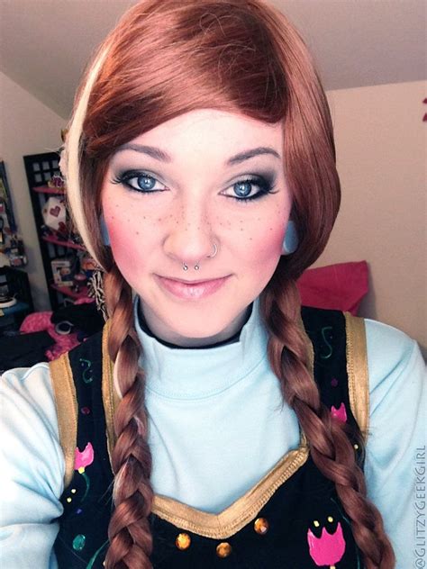 Princess Anna Makeup and Hair by glitzygeekgirl on deviantART | Anna makeup, Anna frozen makeup ...