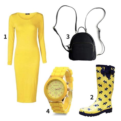 Yellow Sweater Dress and Yellow Rain Boots Outfit | Yellow rain boots outfit, Yellow rain boots ...