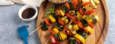 Grilled Summer Squash Kabobs | Ready Set Eat