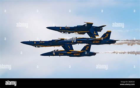 Airplane Blue Angels Navy jet fighter at airshow Stock Photo - Alamy