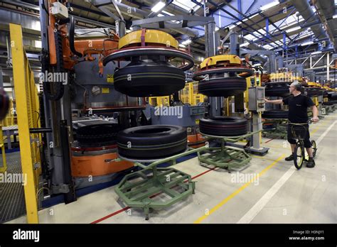 Otrokovice, Czech Republic. 11th Oct, 2016. Continental Barum tyre producer launched a ...