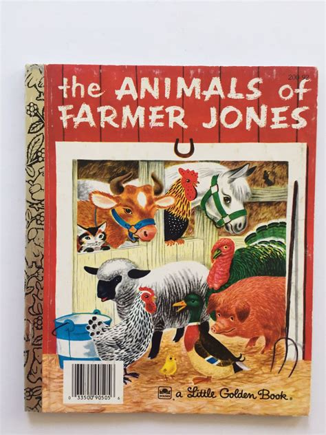 The Animals of FARMER JONES Little Golden Book Leah Gale Illus. Richard Scarry 1970 Printing by ...