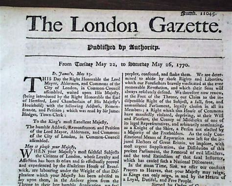 World's Oldest NEWSPAPER 1770 Gazette 292 YEARS OLD... - RareNewspapers.com