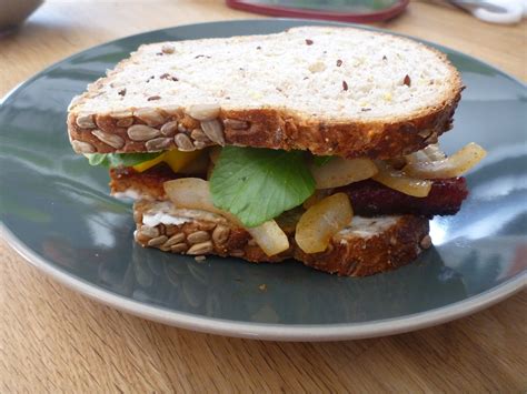 Where the Veggies Are: Barbecue Tempeh Sandwich