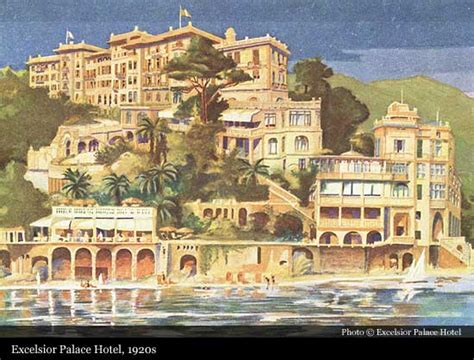 Excelsior Palace Hotel (1901), Rapallo | Historic Hotels of the World-Then&Now